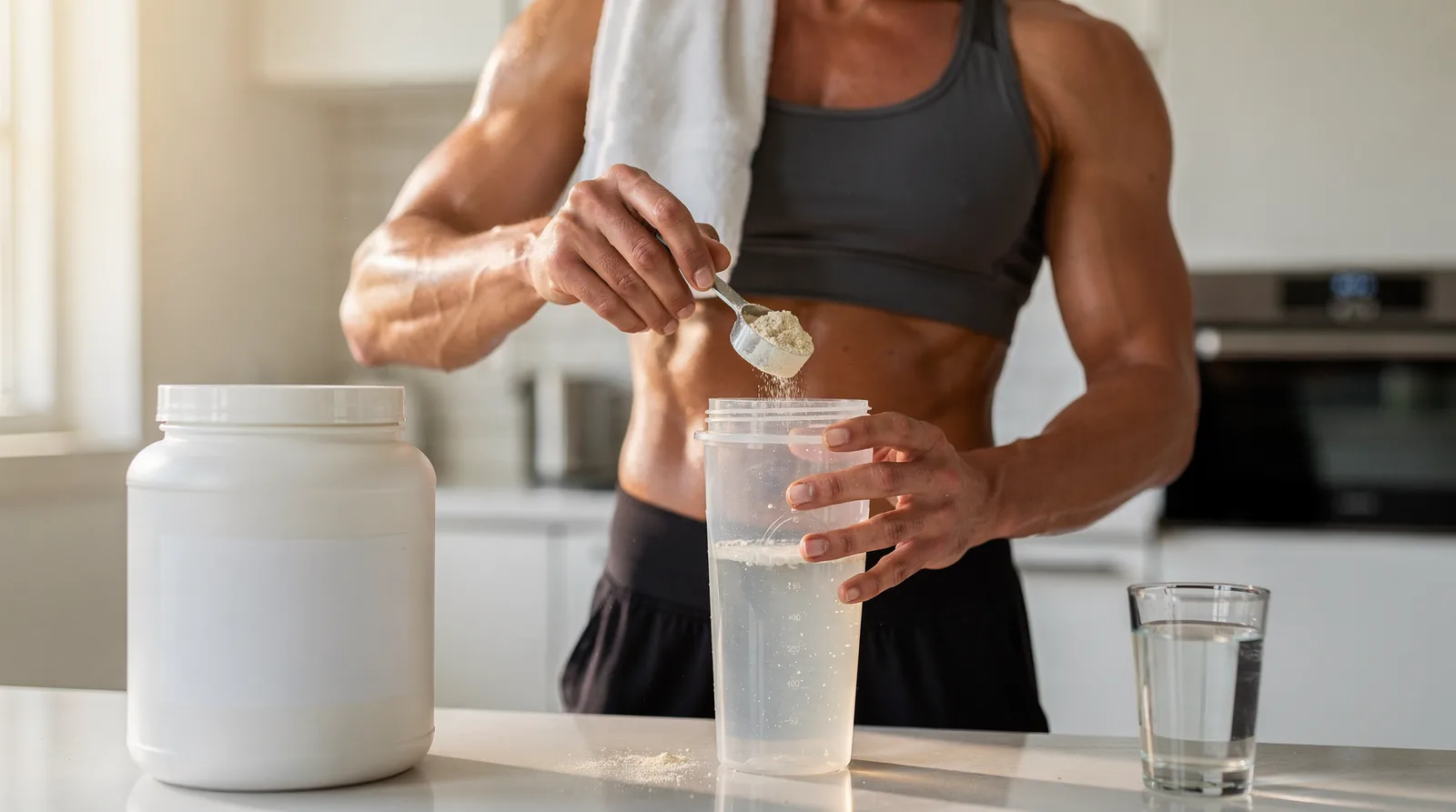 Research shows whey protein supplementation can increase strength and gain in muscle mass over time