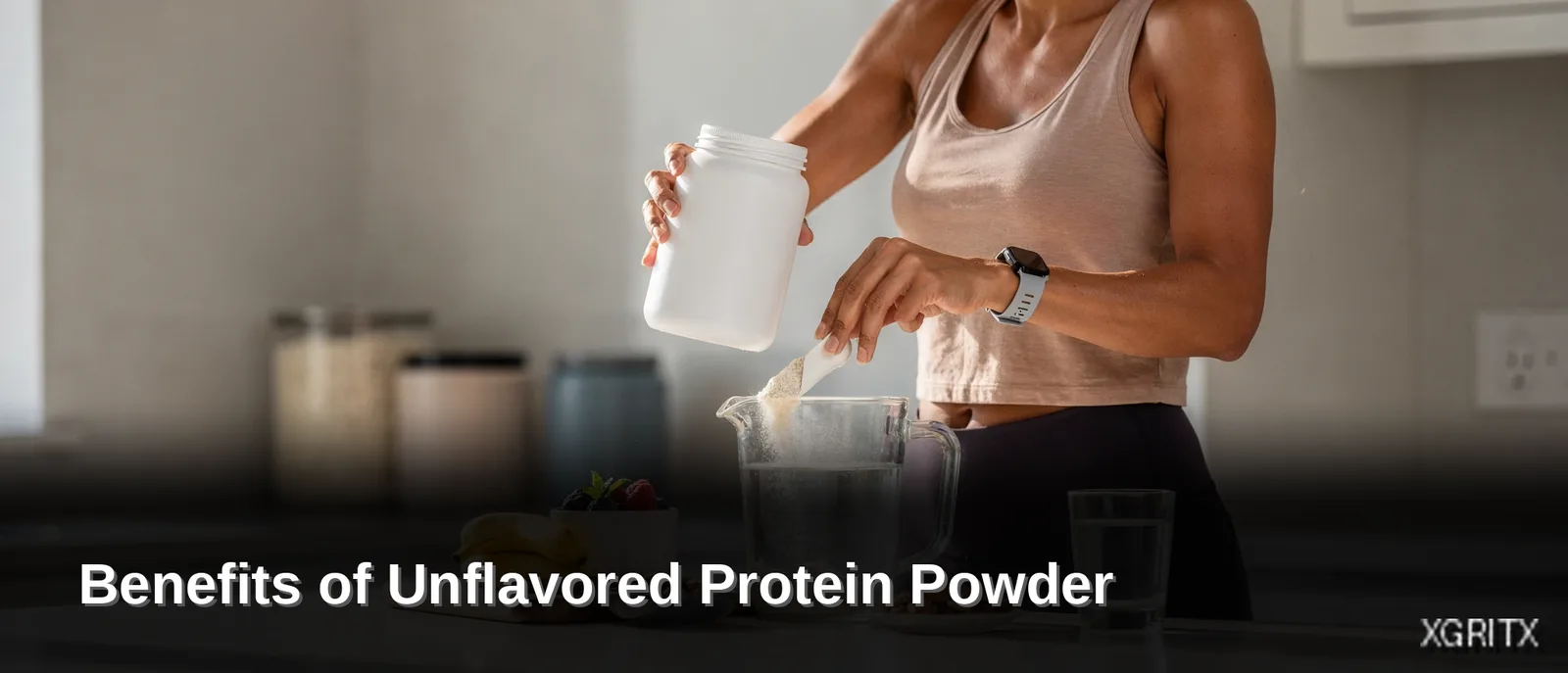 Unflavored protein powder removes the guesswork of picking a flavor and worrying that it will