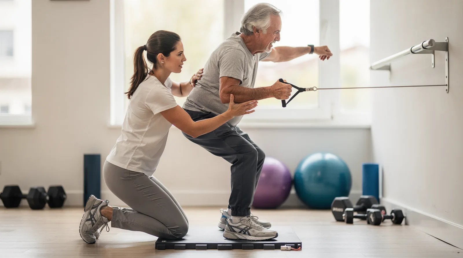 Programming is adjusted to compensate for pre-existing conditions or past injuries, a core safety feature