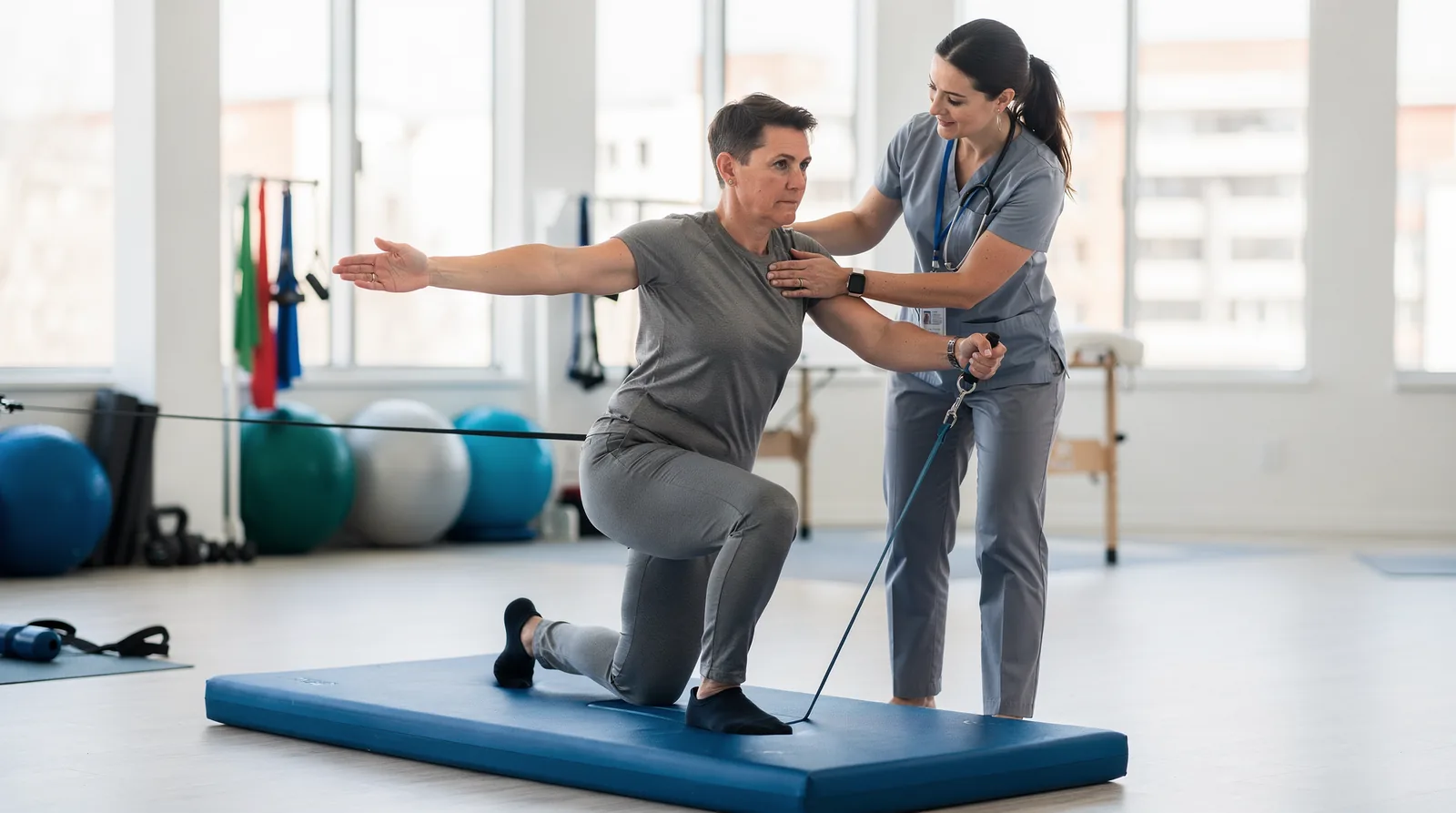 Adults with conditions such as arthritis, hypertension, stroke history, multiple sclerosis, Parkinson's disease, spinal cord