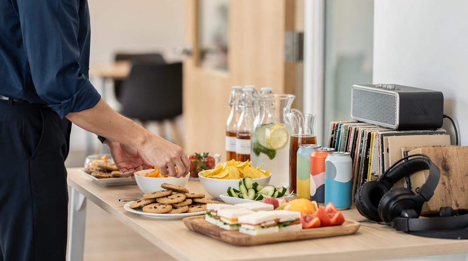 Every vessel allows BYOB, letting hosts pick drinks that fit their theme.; Bluetooth sound systems