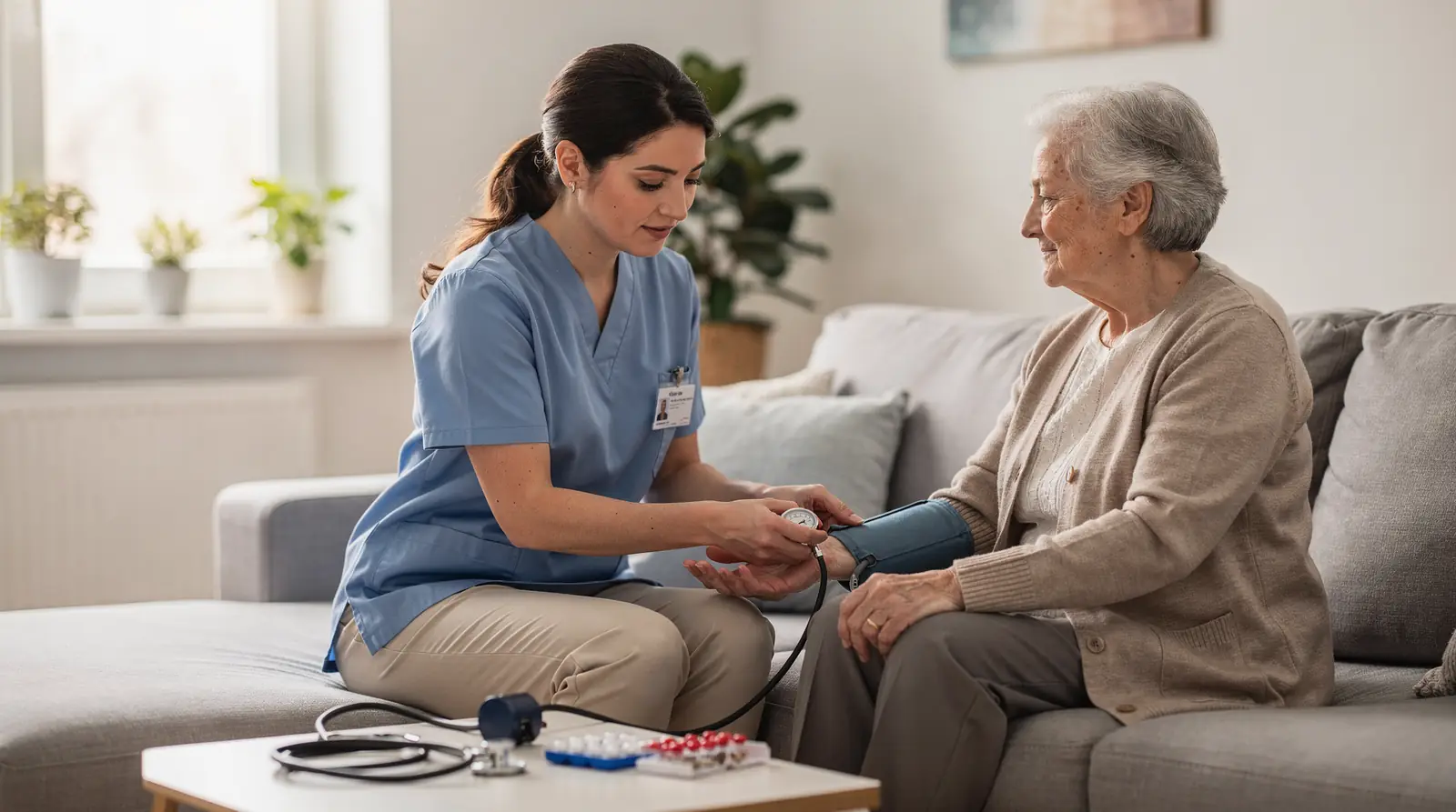 All caregivers at 1Mission Home Care are 100% THHS certified.; Caregivers are led and supervised