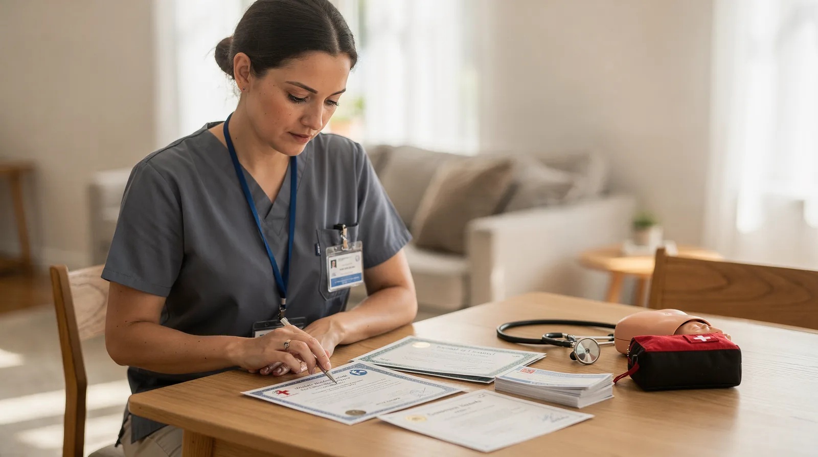 1 Mission Home Care requires 100% THHS certification for every caregiver, a standard that meets