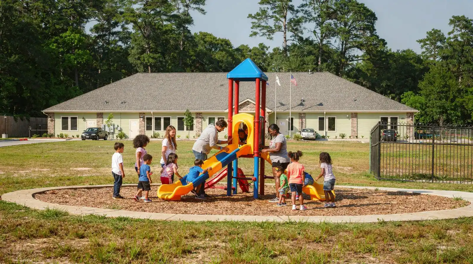 Children learn through hands-on experiences and guided independence that build confidence, focus, curiosity, and emotional
