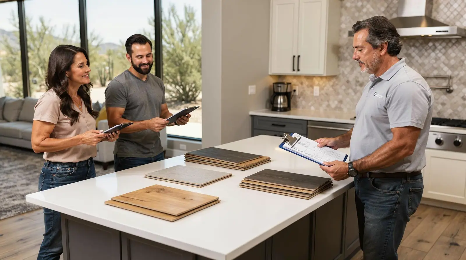 The process starts with a free estimate and an honest opinion on the flooring project