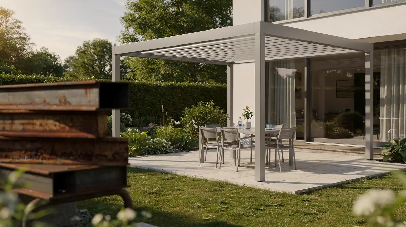 Both steel and aluminum offer superior longevity compared to wood or vinyl, but the two