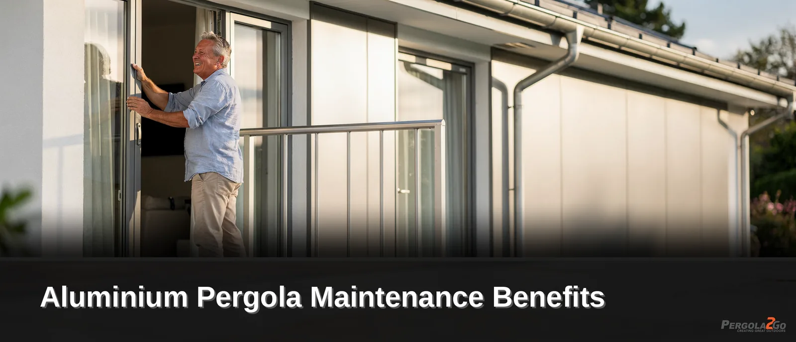 Powder-coated aluminium resists rust and requires minimal maintenance to retain its appearance over time.; Aluminium