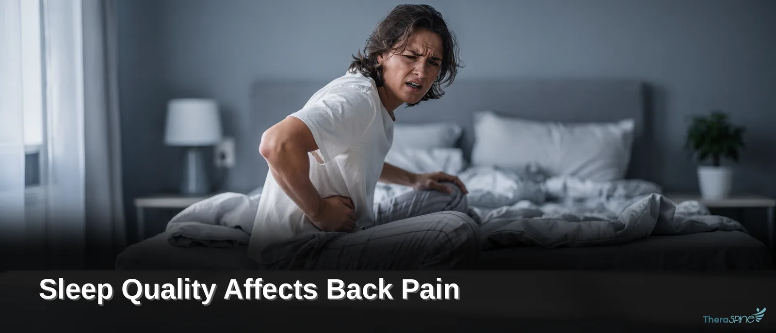 Sleep and chronic spinal pain share overlapping biological mechanisms and a bidirectional relationship, meaning poor