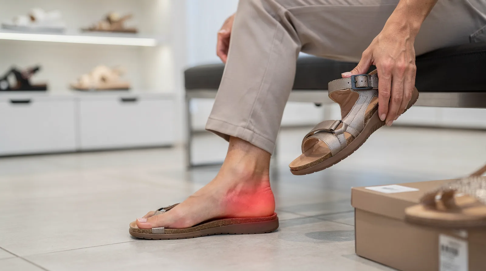 Choosing sandals without verifying they empower an active lifestyle can leave chronic foot pain unaddressed