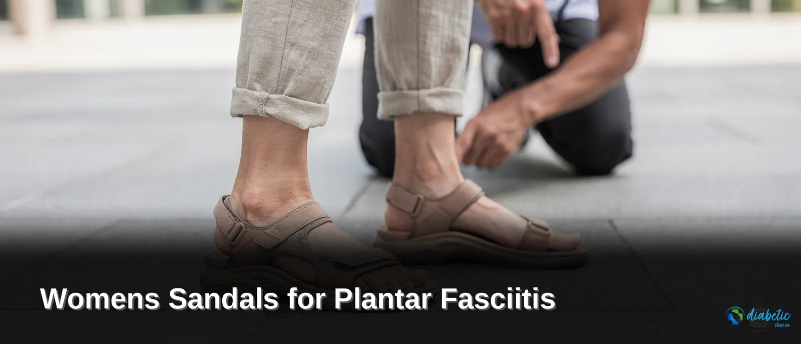 Diabetic Shoe engineers its sandals with dual-density insoles and broad toe boxes specifically to relieve