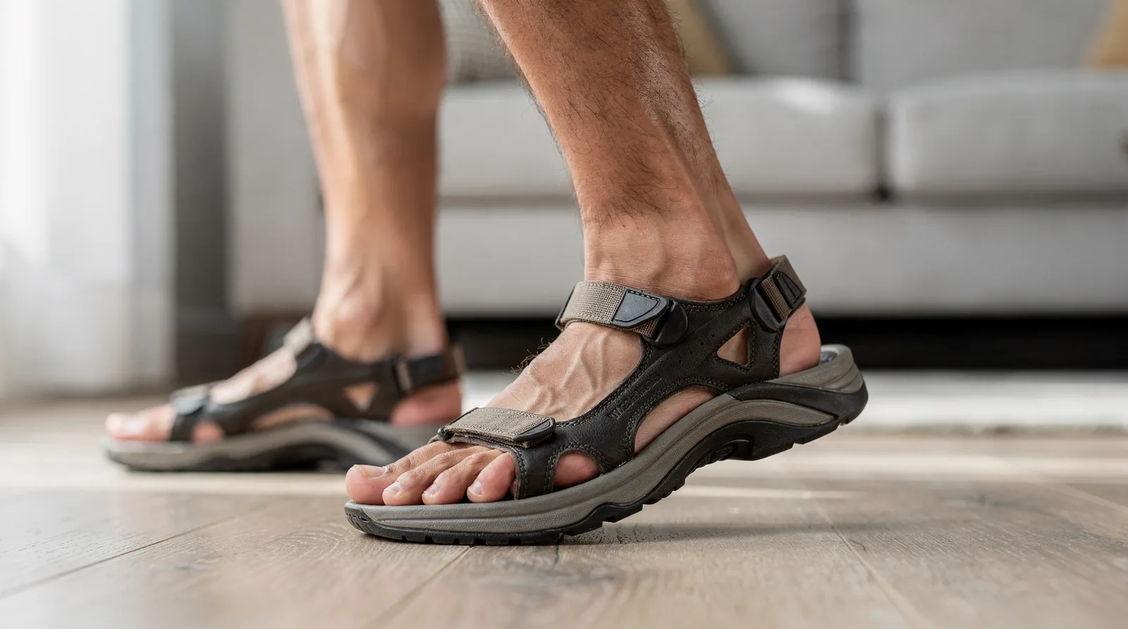 Brands such as Vionic/Orthaheel and Spenco offer models with enhanced arch support and cushioning