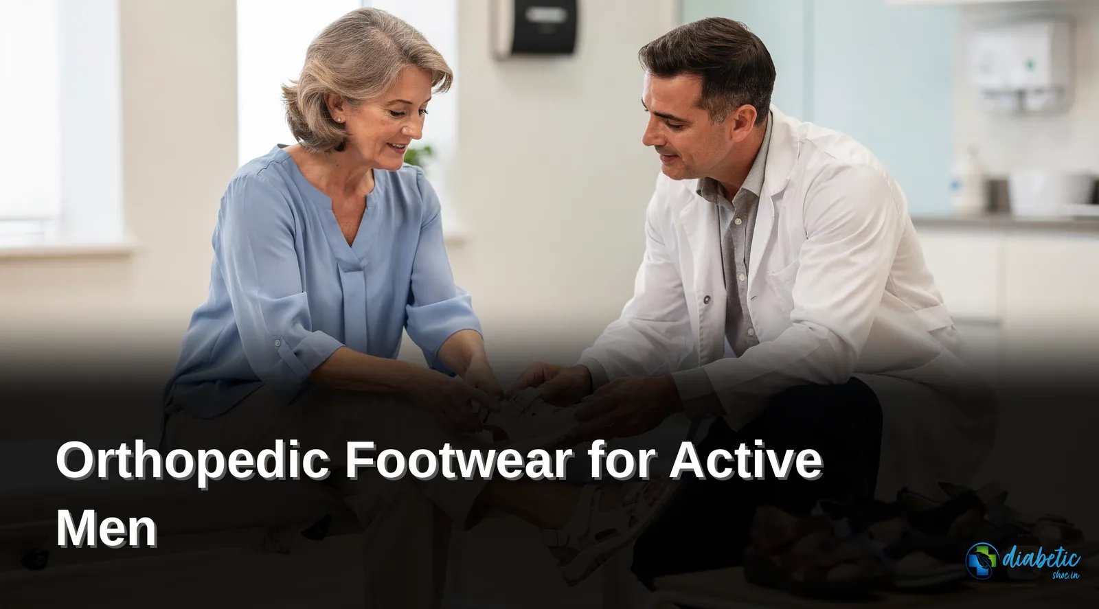 Dual-density insoles cushion pressure points that commonly trigger diabetic and orthopedic foot pain.; Broad toe