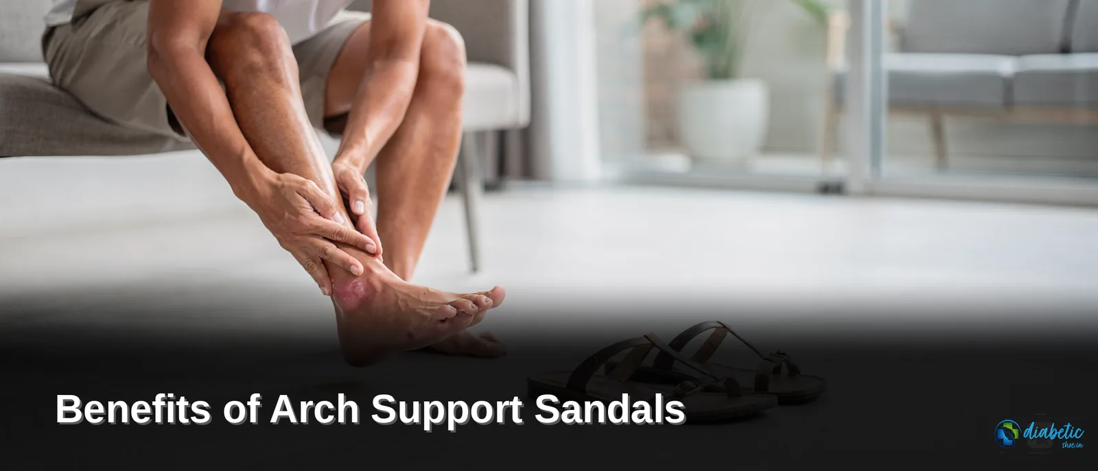 Diabetic Shoe engineers dual-density insoles and broad toe boxes into its footwear specifically to relieve
