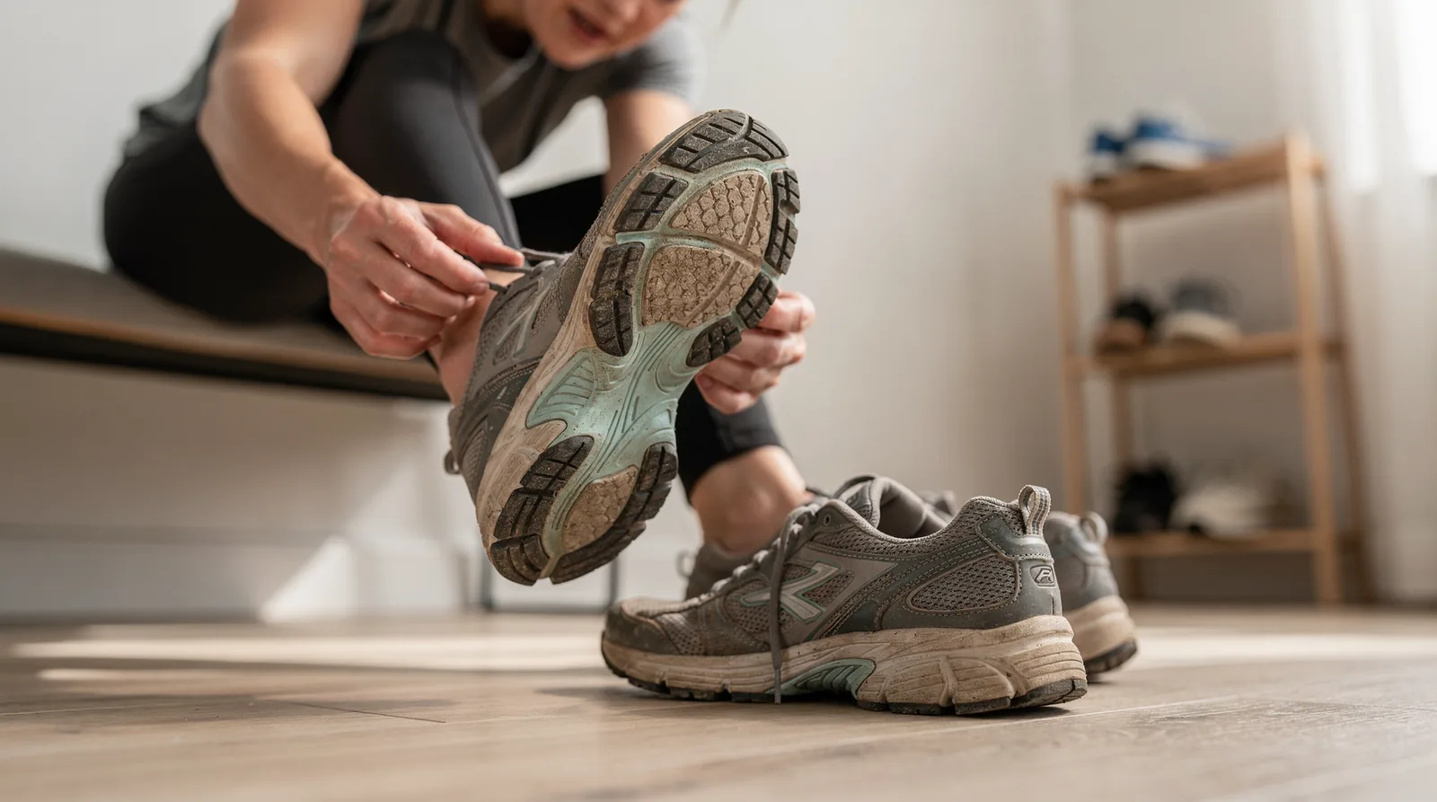 Determining arch height in an existing pair of shoes helps identify what foot issues may