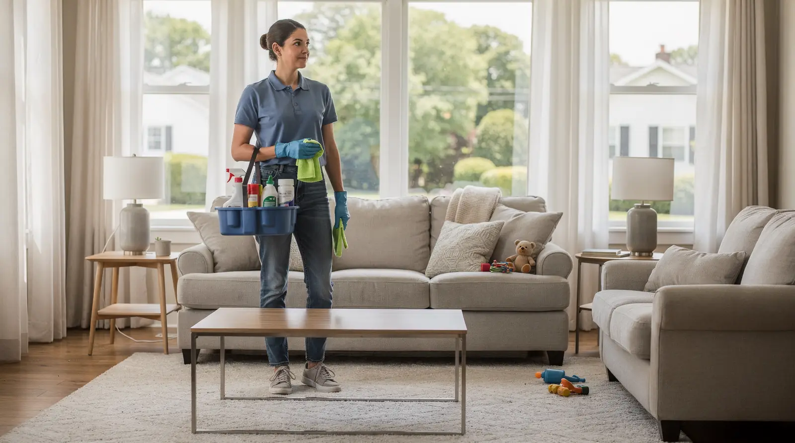 Homeowners can choose from routine cleaning, deep cleans, post-renovation work, move-in/move-out service, eco-friendly