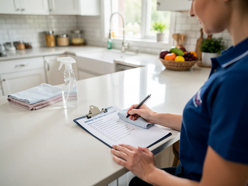 Every visit follows a structured, top-to-bottom checklist so no surface or step gets skipped between