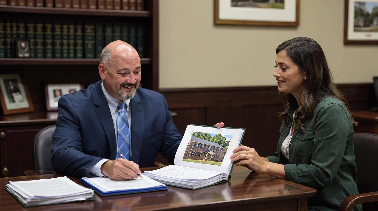 A title search examines deeds, mortgages, liens, judgments, easements, and probate issues so ownership can