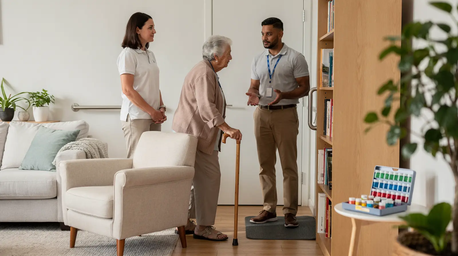 Effective home care should not only support independence, it should honor it.; Caregivers work