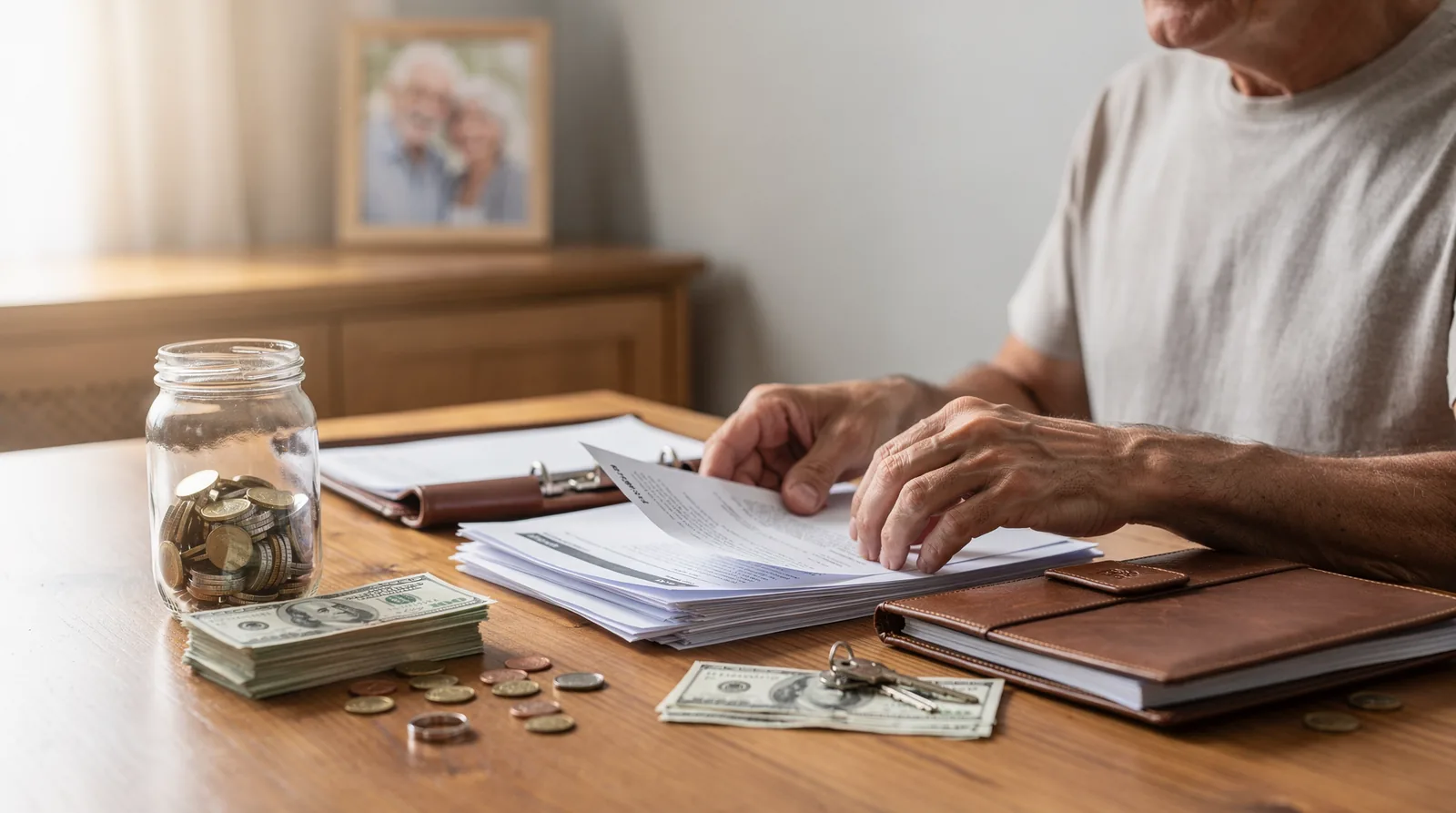 Private funds such as pensions, home equity, Social Security benefits, and life insurance