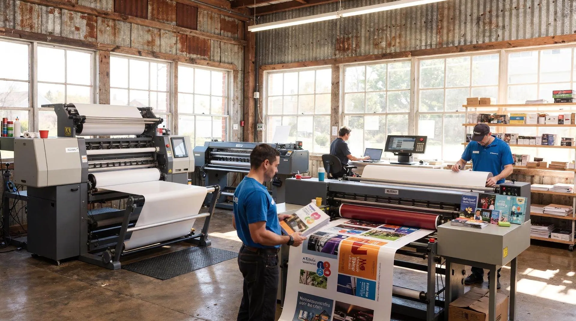 Atlanta print shops offer a wide selection of custom products including business cards, flyers, brochures