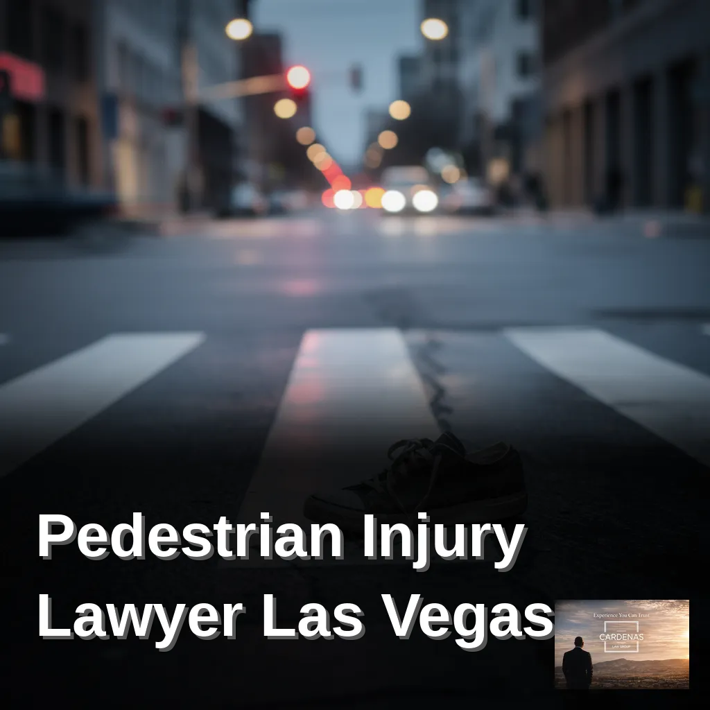Pedestrian Accident Claims and Rights in Las Vegas