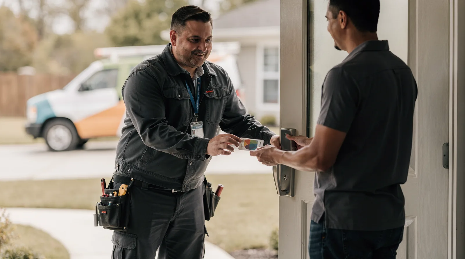 Reading online customer reviews and photos helps homeowners judge the quality of a technician's past