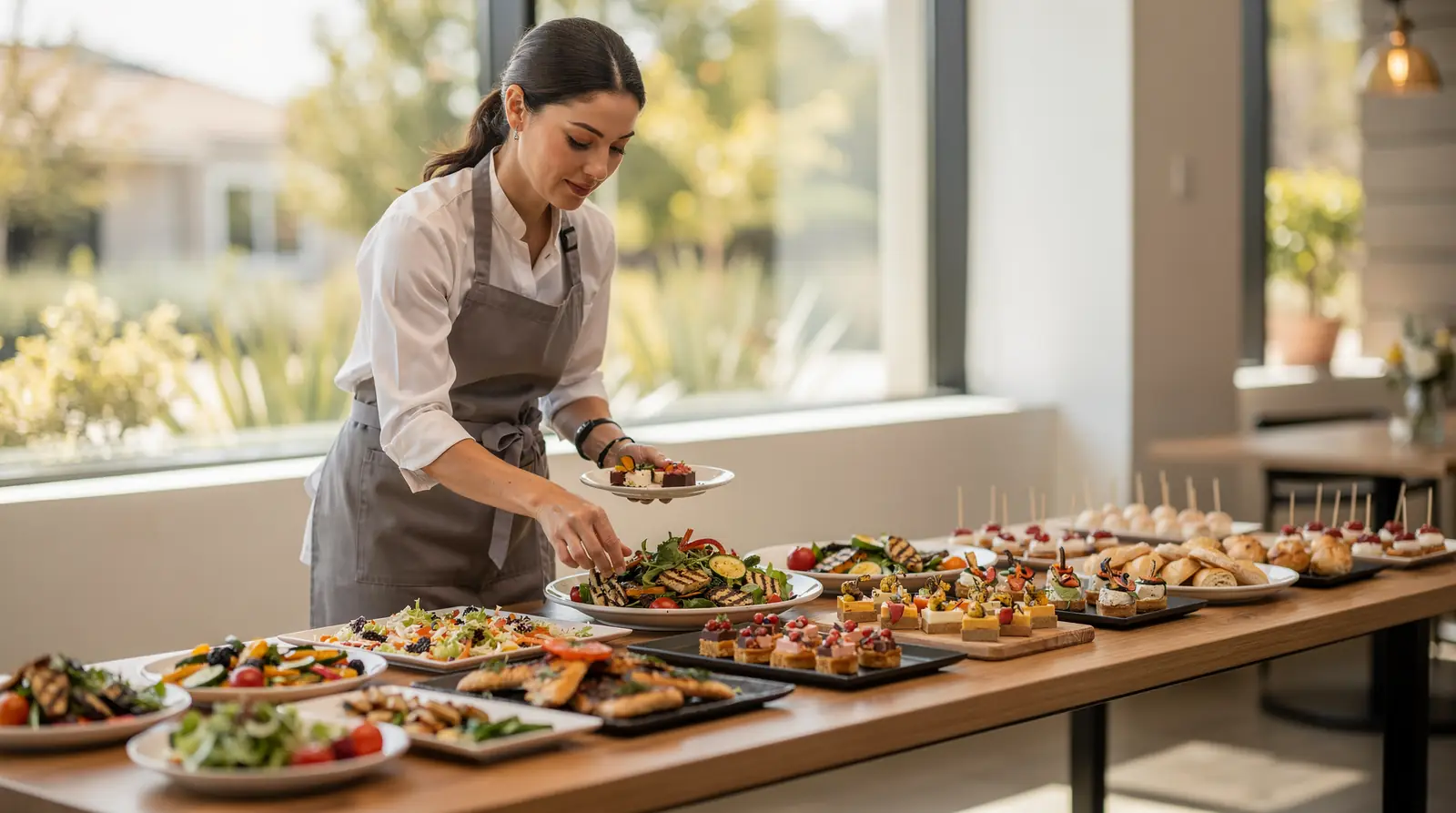 Some Silicon Valley caterers, such as Eisenhauer's, focus heavily on business catering that accommodates dietary