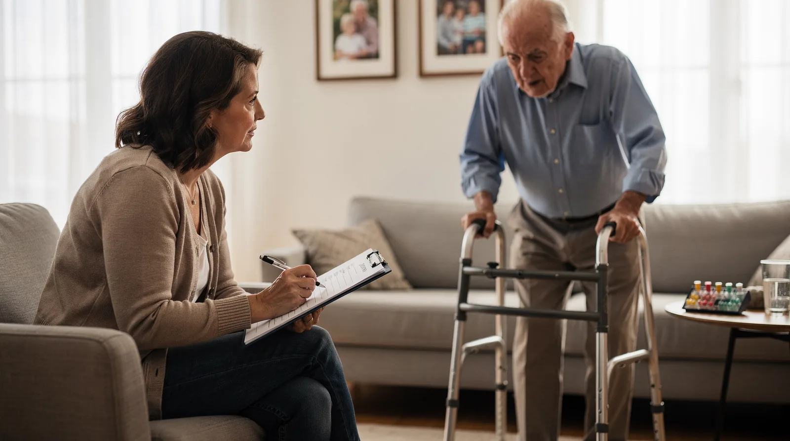 Families should map out which daily tasks require support, including meal preparation, medication management, transportation