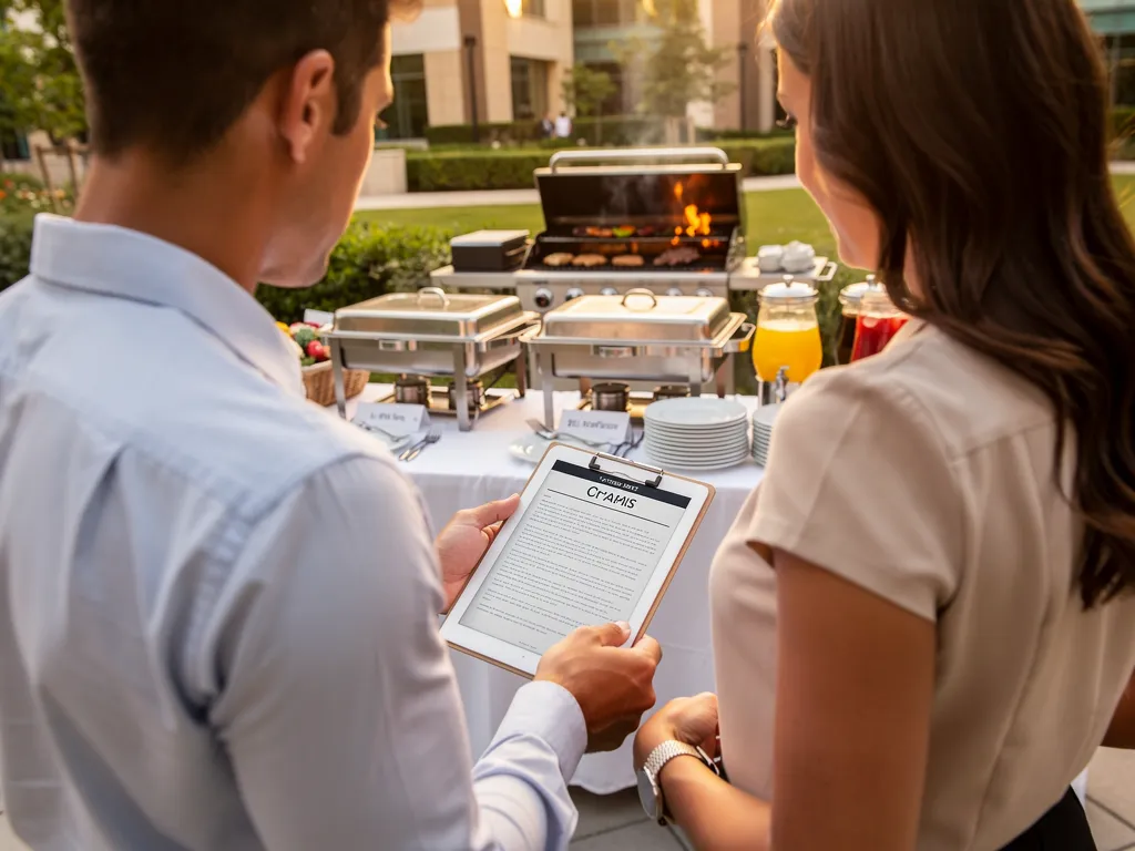 Clear communication with the catering team from the start is the backbone of a smooth