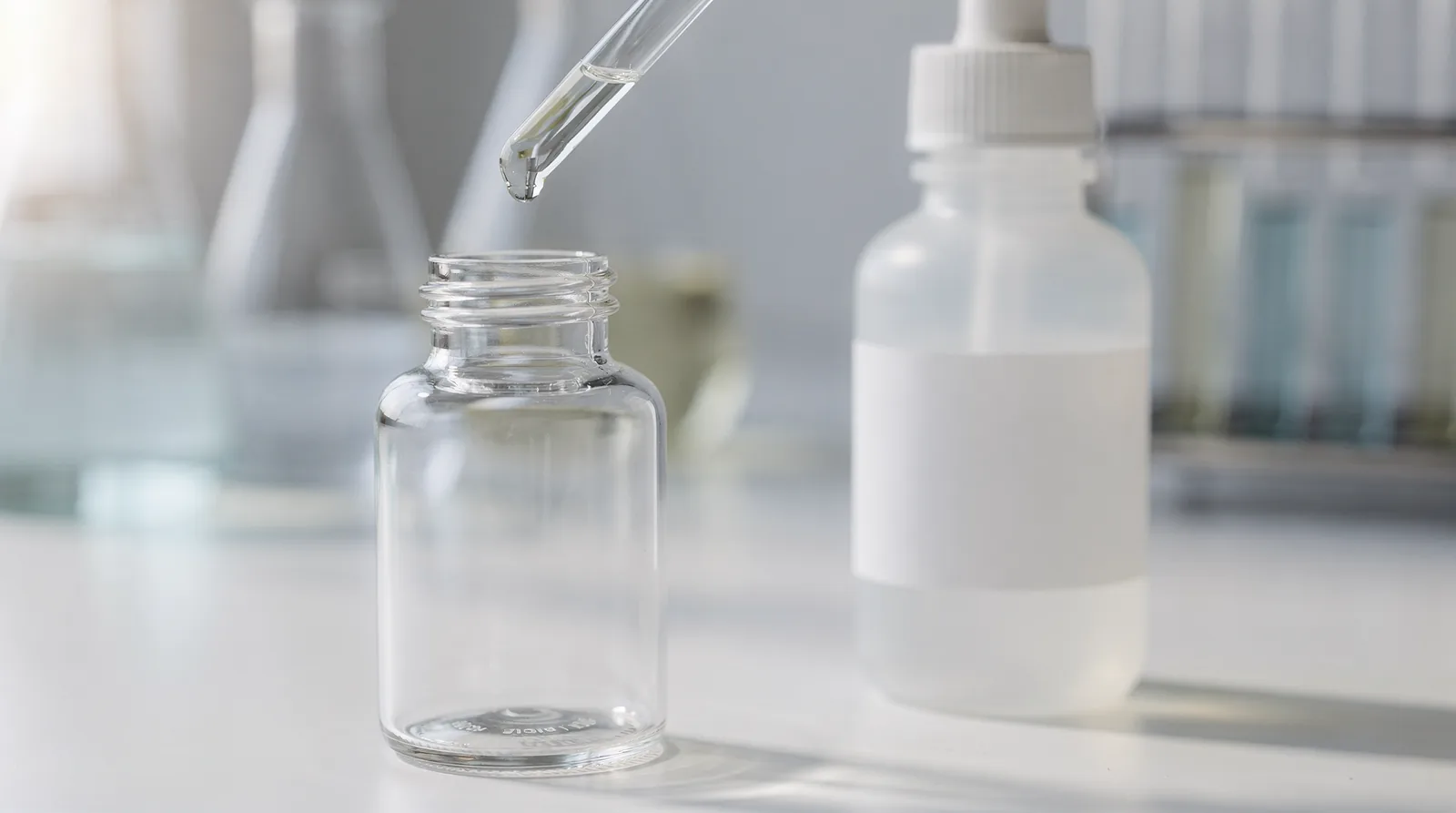 Glass formulated for extremely high resistance to heat and cold, along with strong chemical resistance