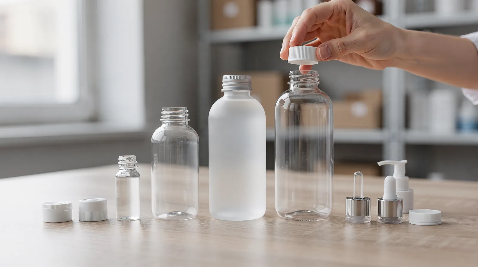 The euro round dropper bottle format is engineered specifically to accept tamper-evident, child-resistant, or standard