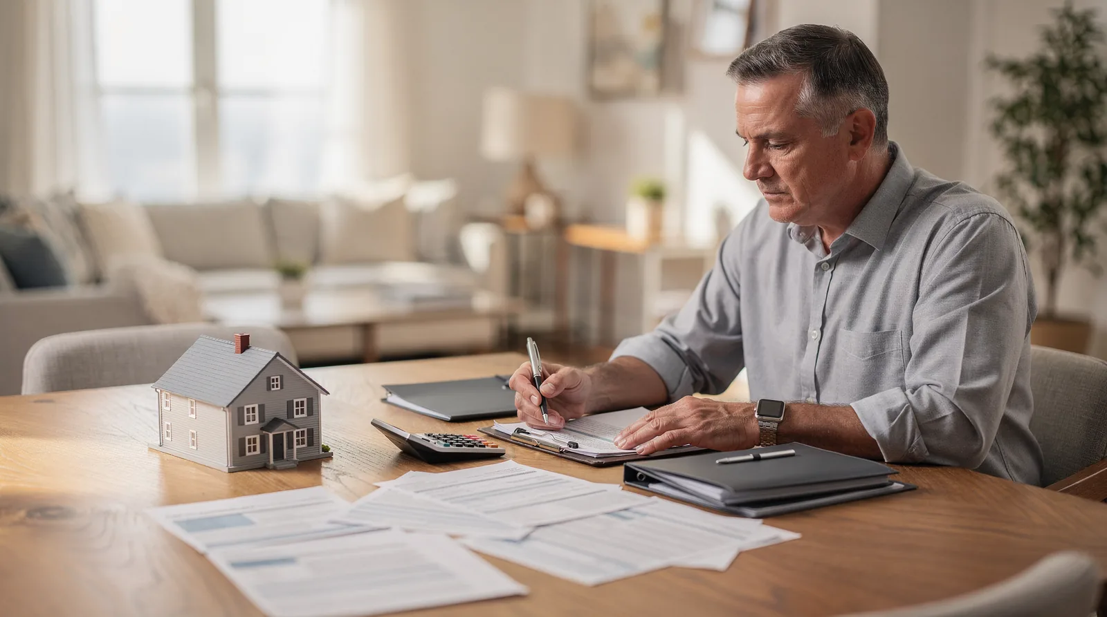 The annual property tax bill is calculated by multiplying the assessed value of your home The annual property tax bill is calculated by multiplying the assessed value of your home