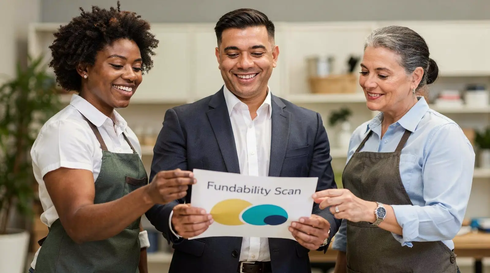 A proprietary Fundability Score tool exists to show business owners exactly where they stand before