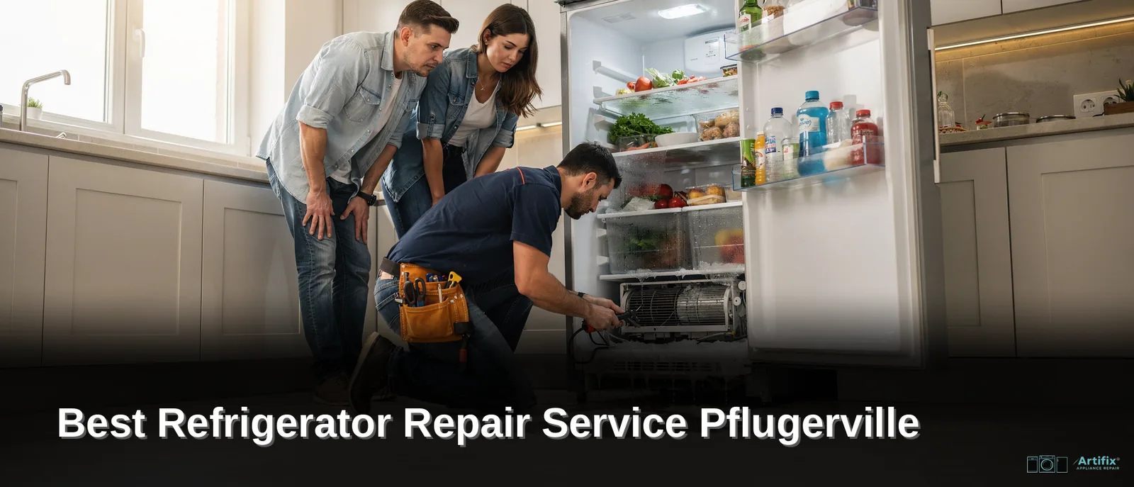 Artifix Appliance Repair is based in Pflugerville, TX, giving homeowners a local provider for urgent