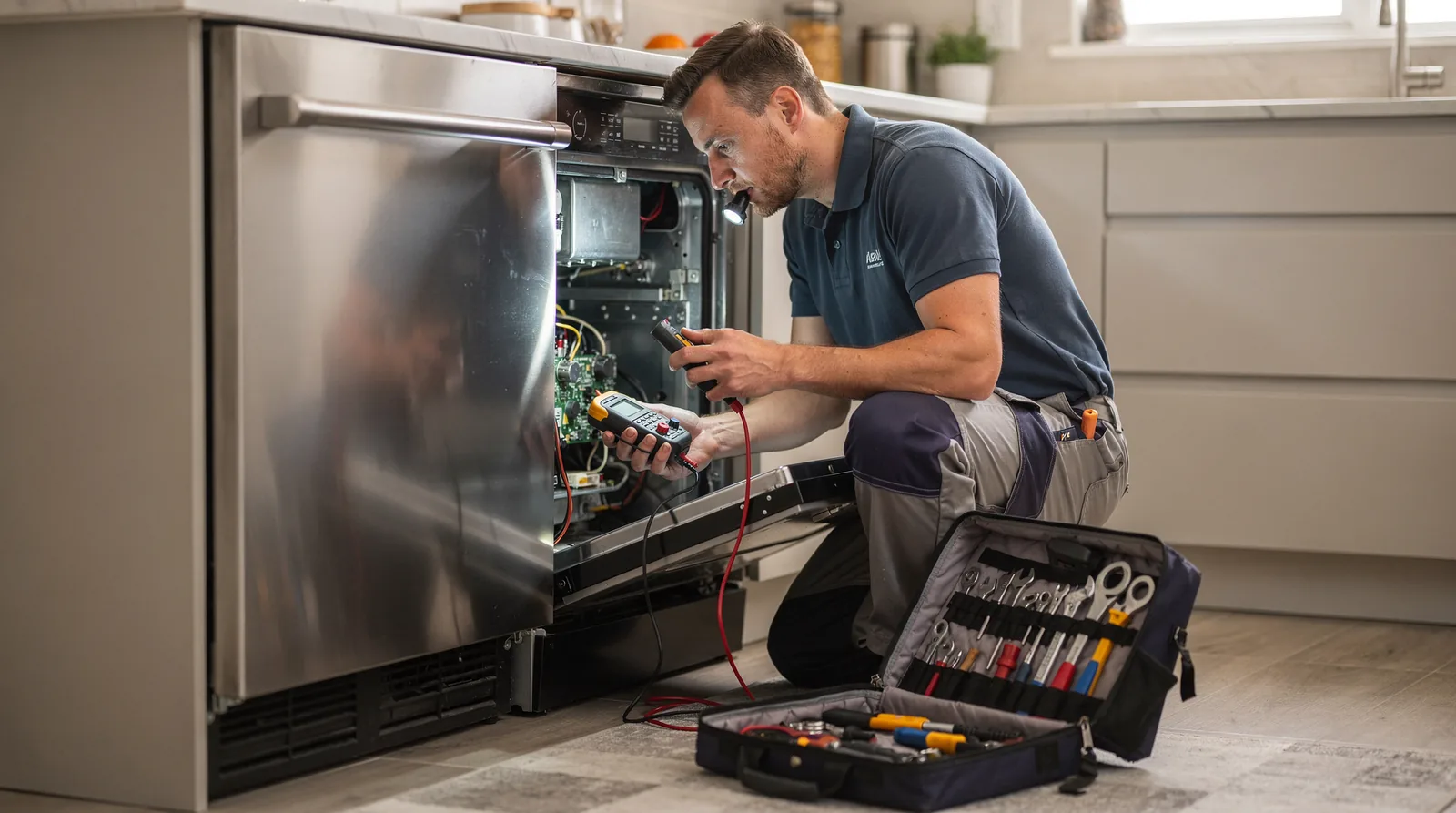 Appliance repair employees must hold special education and licenses to safely perform repair work, especially