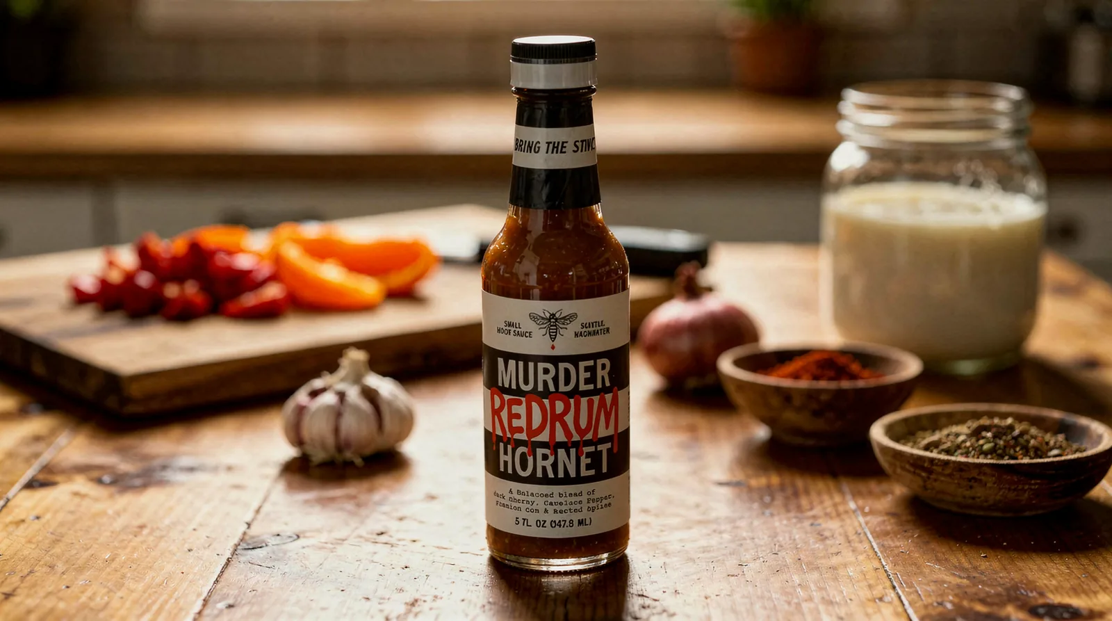 The basic method involves lightly fermenting hot peppers before blending them into a sauce, similar