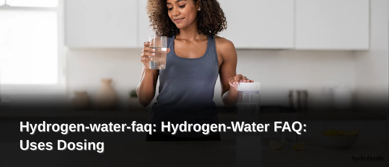 Hydrogen water is standard water enhanced with dissolved molecular hydrogen gas (H2), distinct from plain