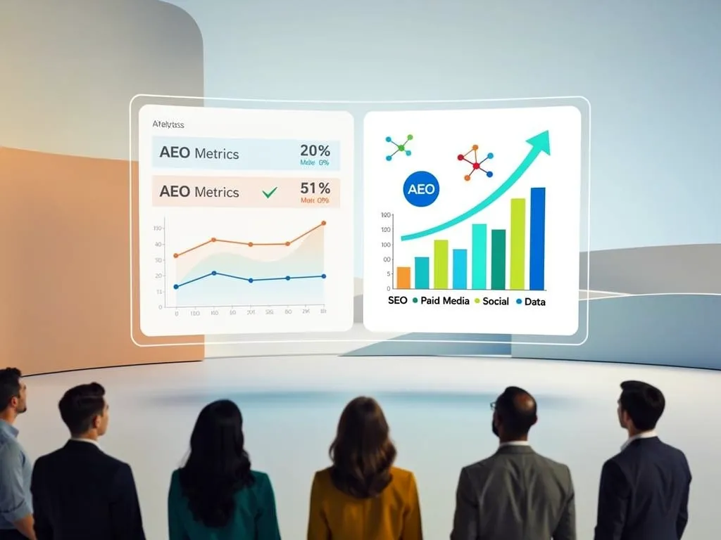 Widening gap between two competing businesses' market visibility over time