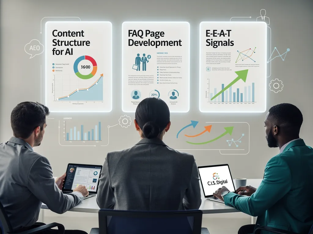Content strategy roadmap aligned with E-E-A-T signals
