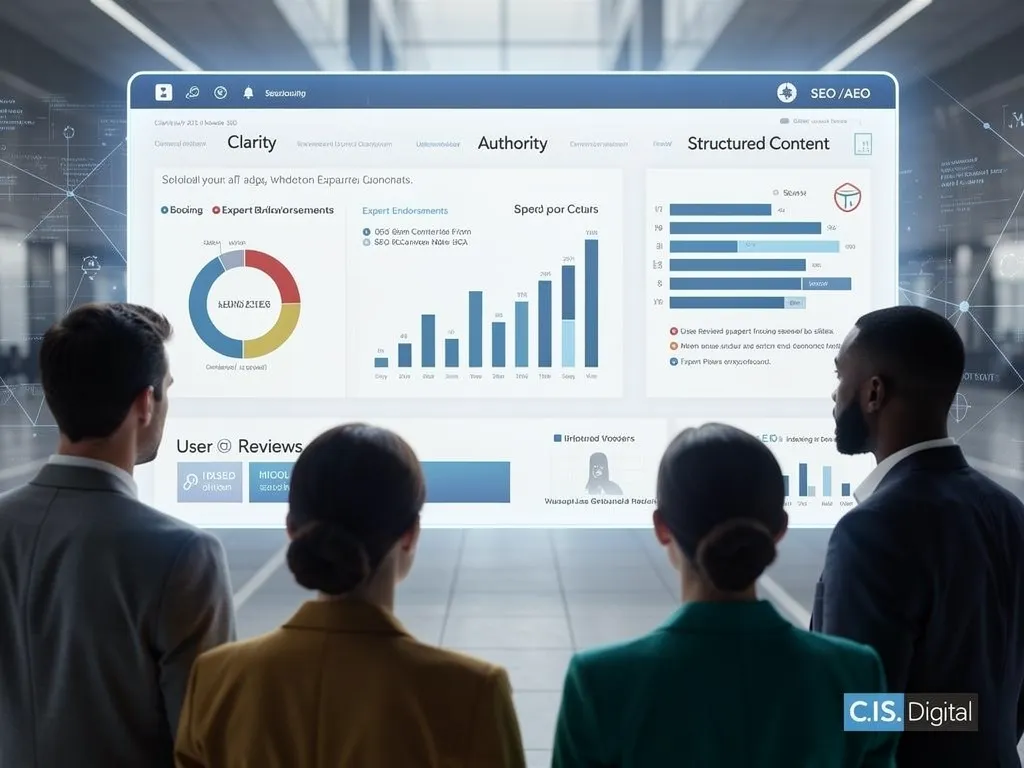 Clarity, authority, and structured content pillars for AEO