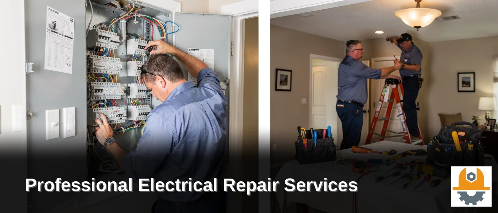 Professional electrical repair covers installation, repair, maintenance, and inspection of electrical systems.; Licensed