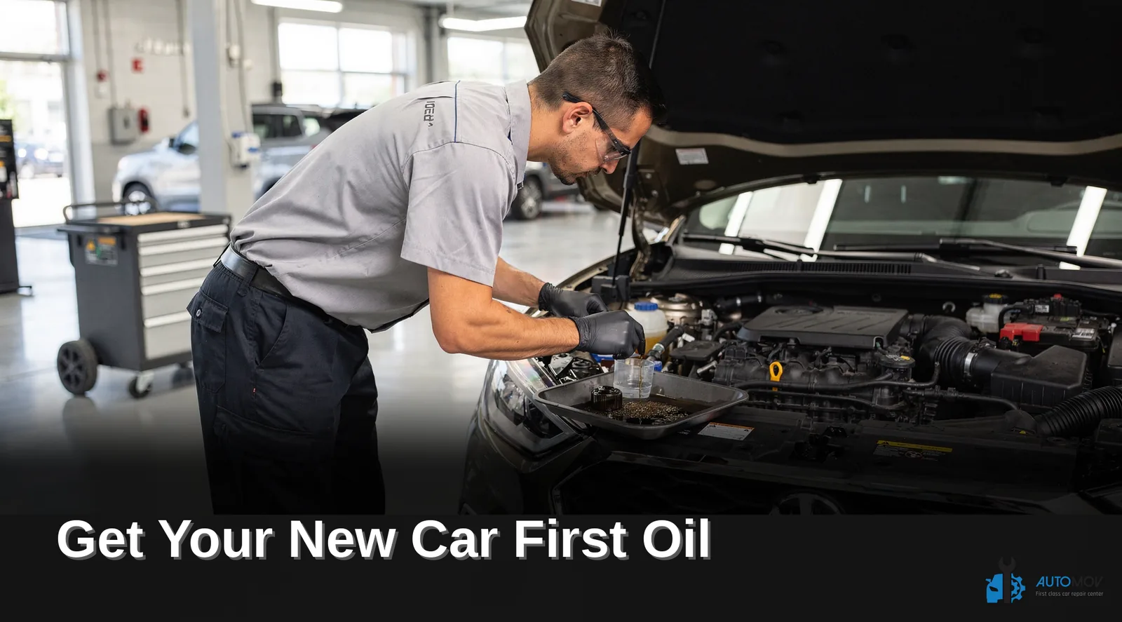 Tiny metal particles can build up in a new engine during the break-in period