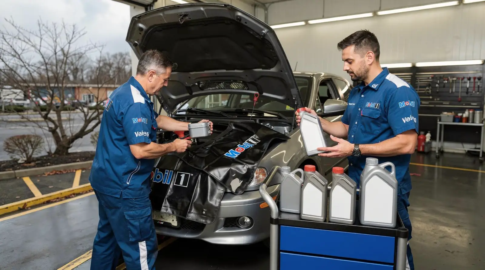 Technicians at Mobil 1 Lube Express can help drivers select the right oil type, including