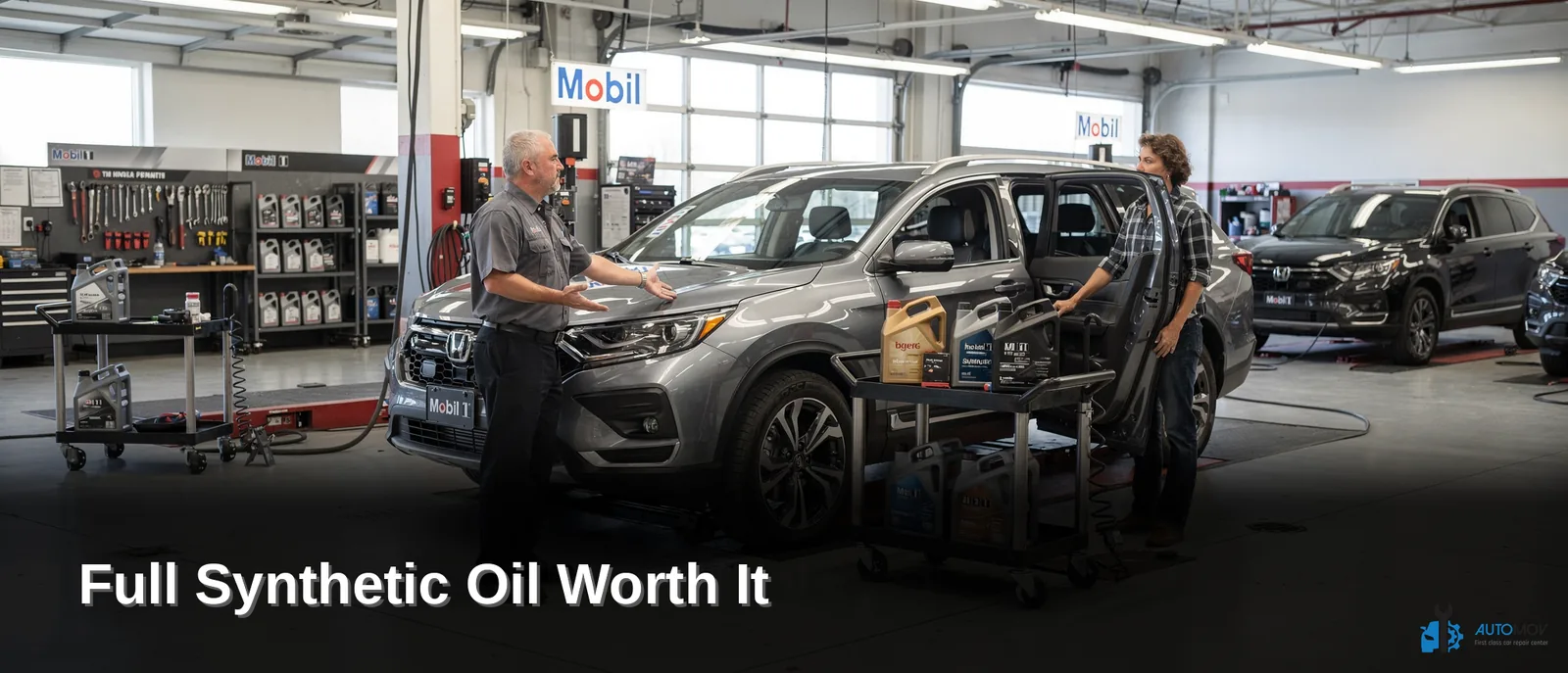 Mobil 1 Lube Express is based in Parsippany, NJ, where drivers can get direct answers