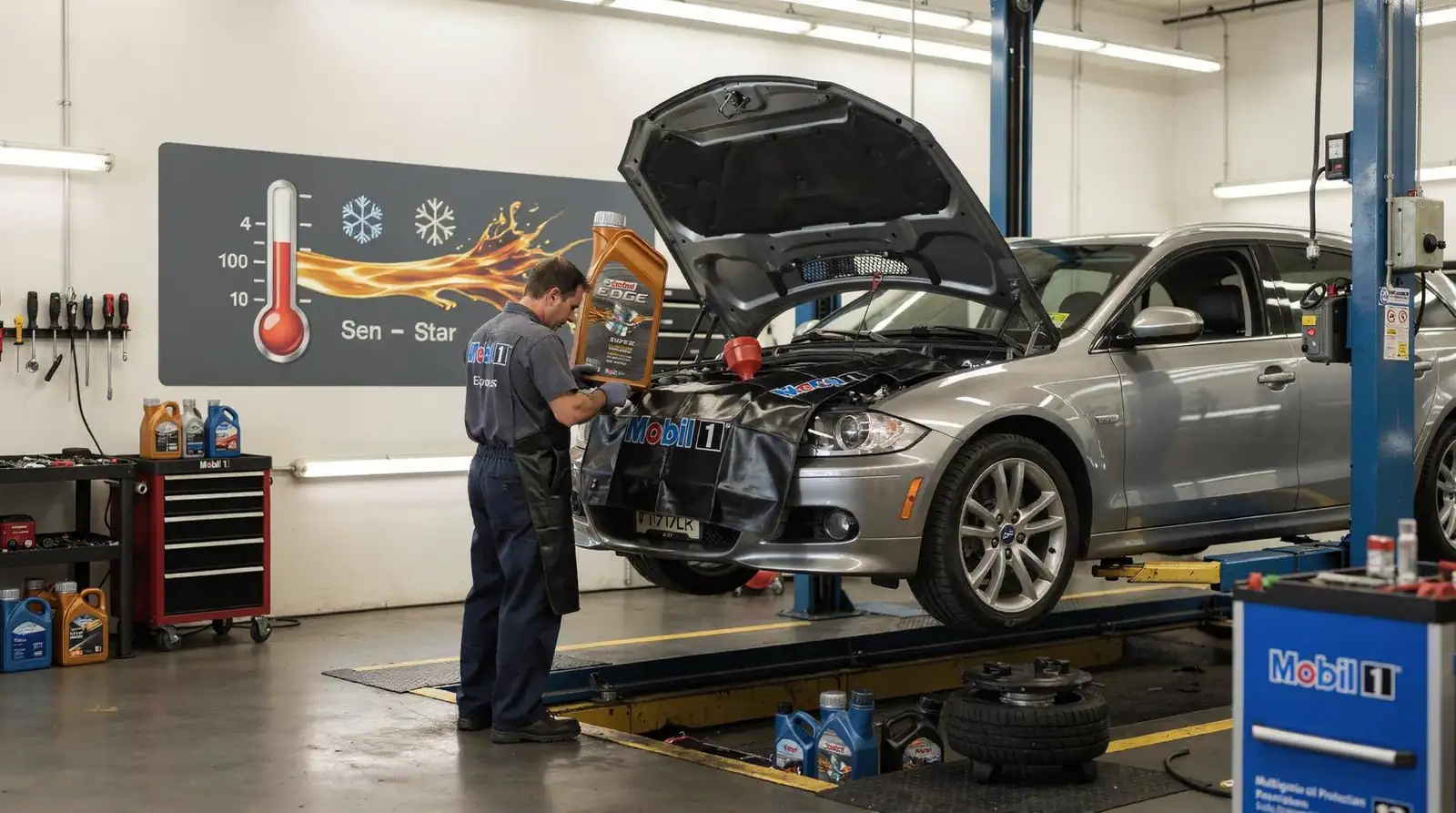 Multigrade oils were developed to provide protection across a range of temperatures.; The measurement