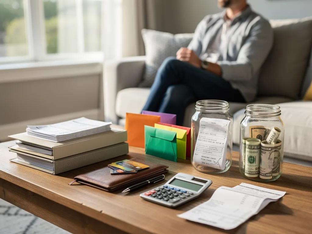 Checklist graphic summarizing career wealth-building habits and savings goals