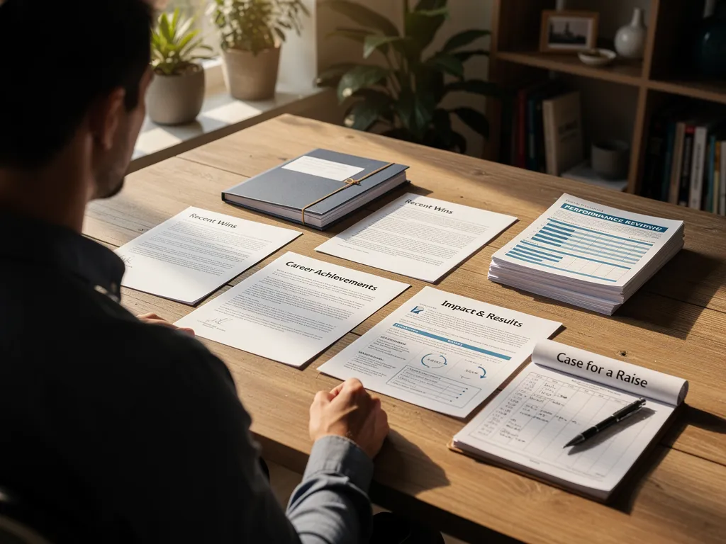 Mid-career professional organizing accomplishments into a compensation case