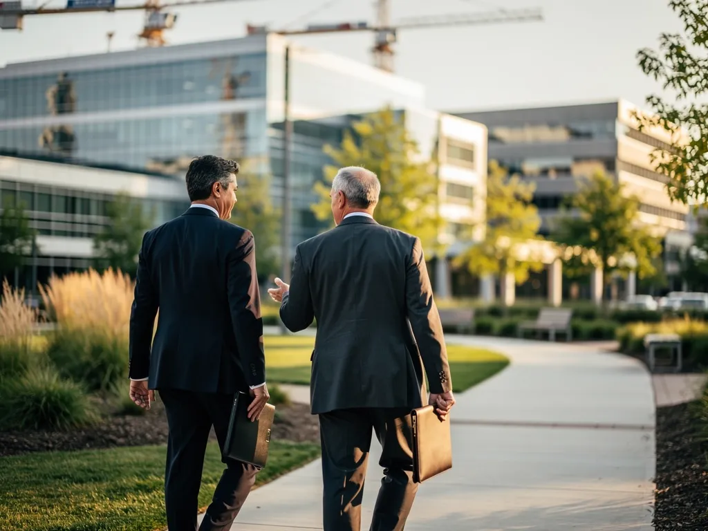 Executive in a one-on-one leadership coaching conversation