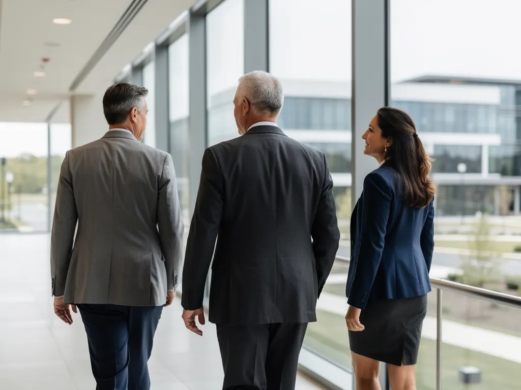 Lee Johnson mentoring a Northern Virginia executive during a coaching session