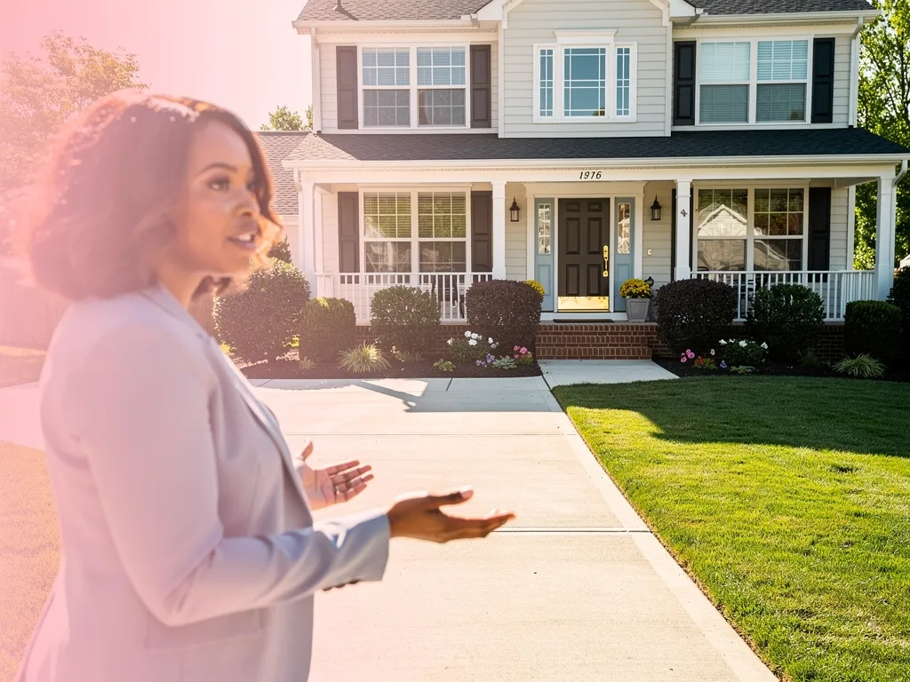 Tidy front yard and swept walkway boosting curb appeal for listing photos